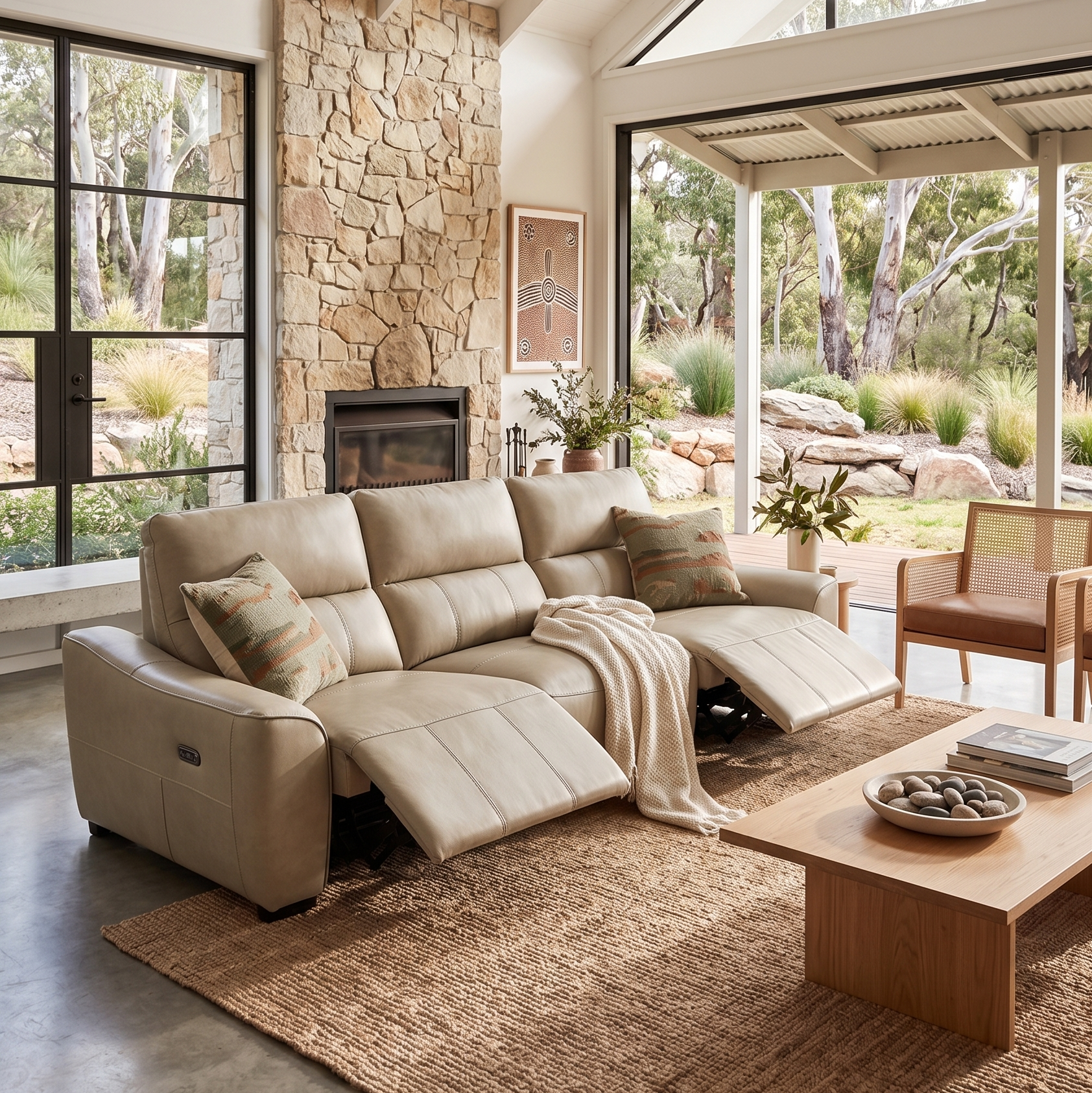 Smart 3-Seater Electric Recliner Sofa | LZ Decor – LuxuryZone DÉCOR