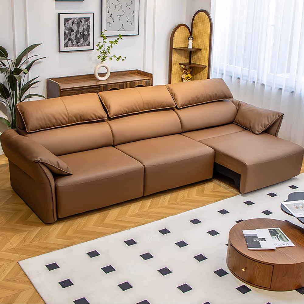 Opulence Fully Electric Reclining Sofa Bed - Leather