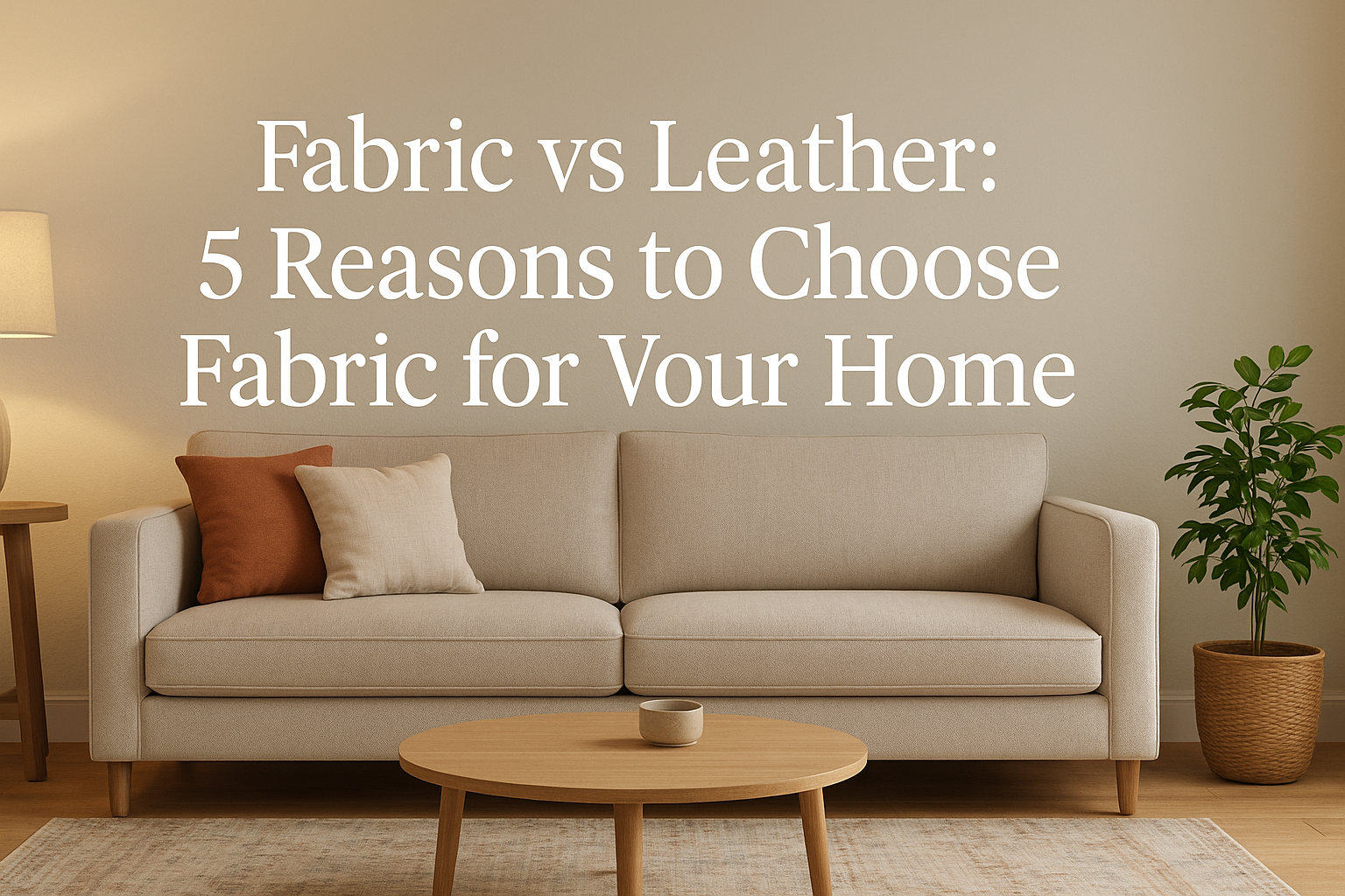 5 Reasons to Choose a Fabric Sofa Over Leather | LZDecor – LuxuryZone DÉCOR