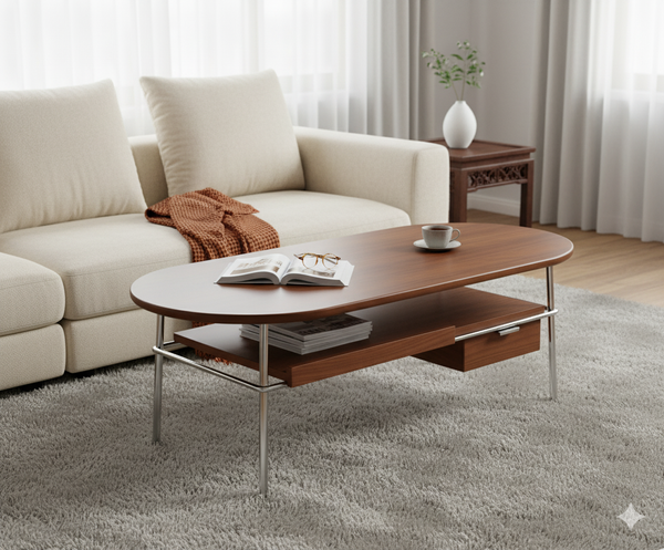 Vintage Long Coffee Table - 120cm