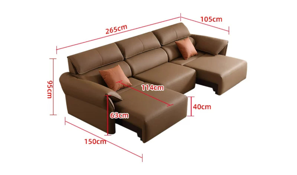 Chocolate Electric Sofa Bed