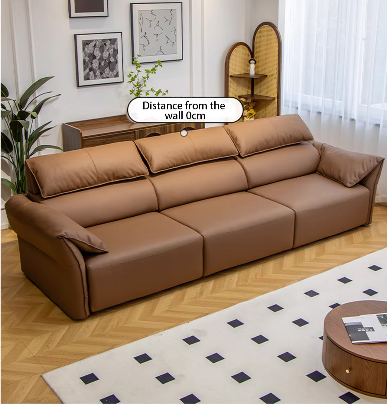 Opulence Fully Electric Reclining Sofa Bed - Leather