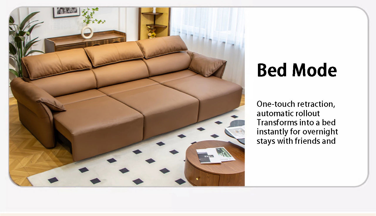 Opulence Fully Electric Reclining Sofa Bed - Leather