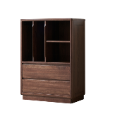Solid Wood TV Cabinet Combo