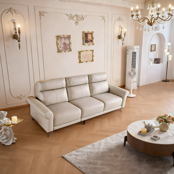 Nova 3 Seat Leather Electric Recliner Sofa – Dual Reclining Comfort