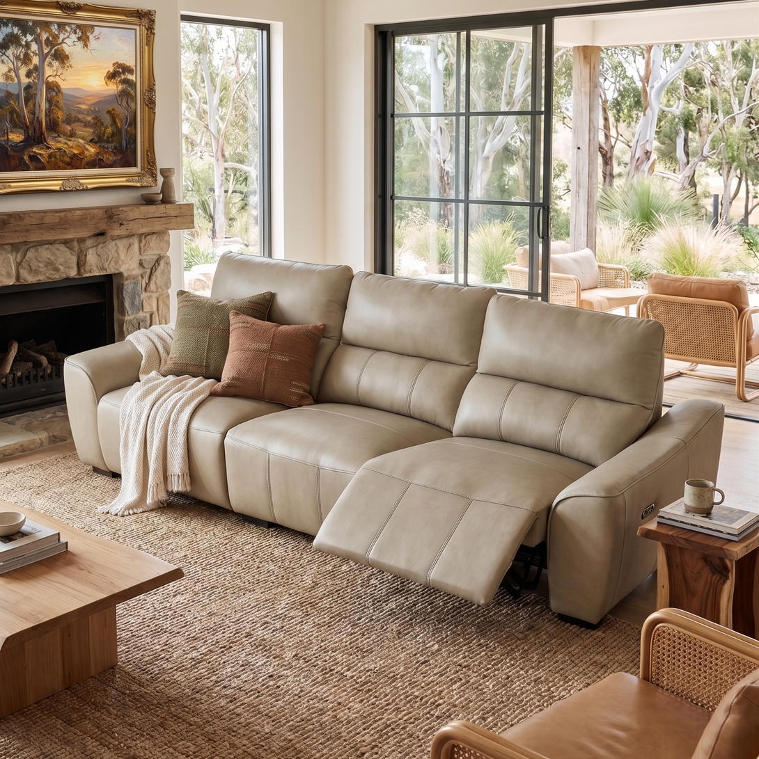 Smart 3-Seater Electric Recliner Sofa | LZ Decor – LuxuryZone DÉCOR