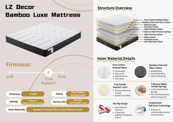 LZ Bamboo Luxe Mattress