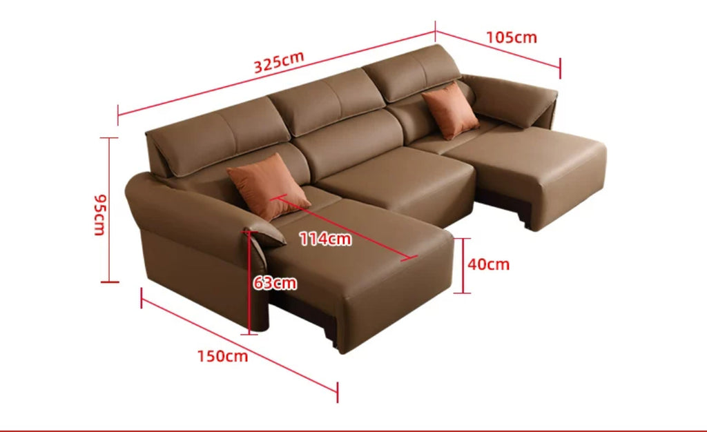Chocolate Electric Sofa Bed