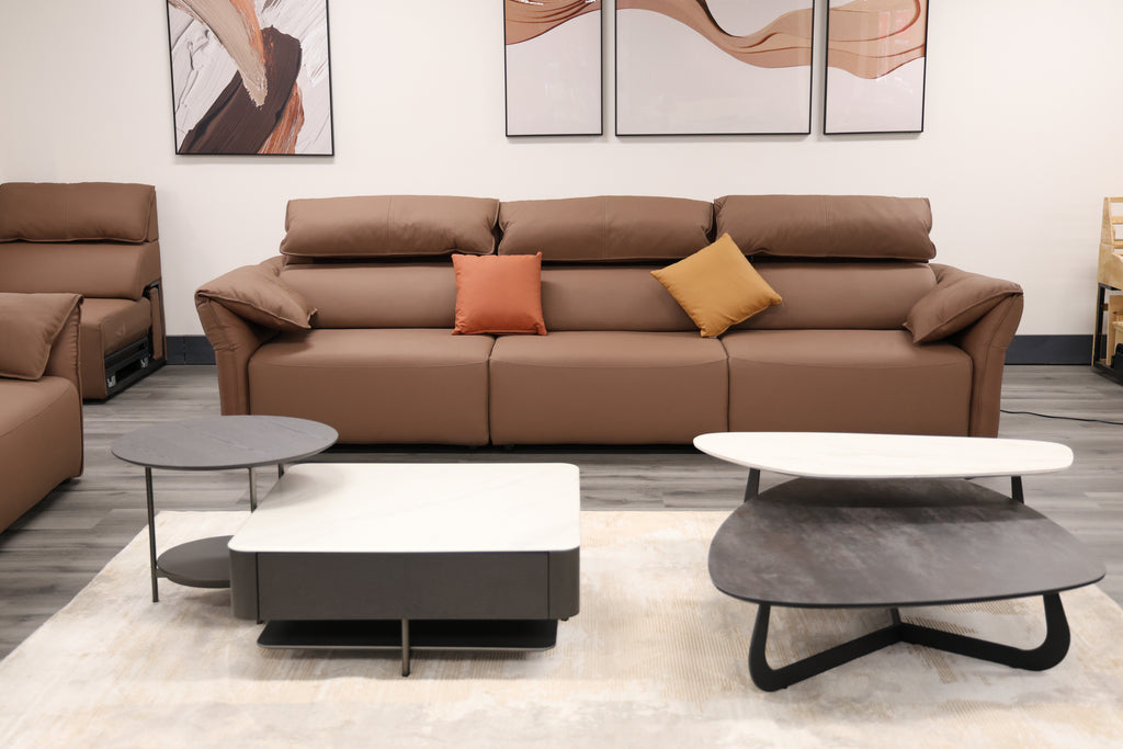 Opulence Fully Electric Reclining Sofa Bed - Leather