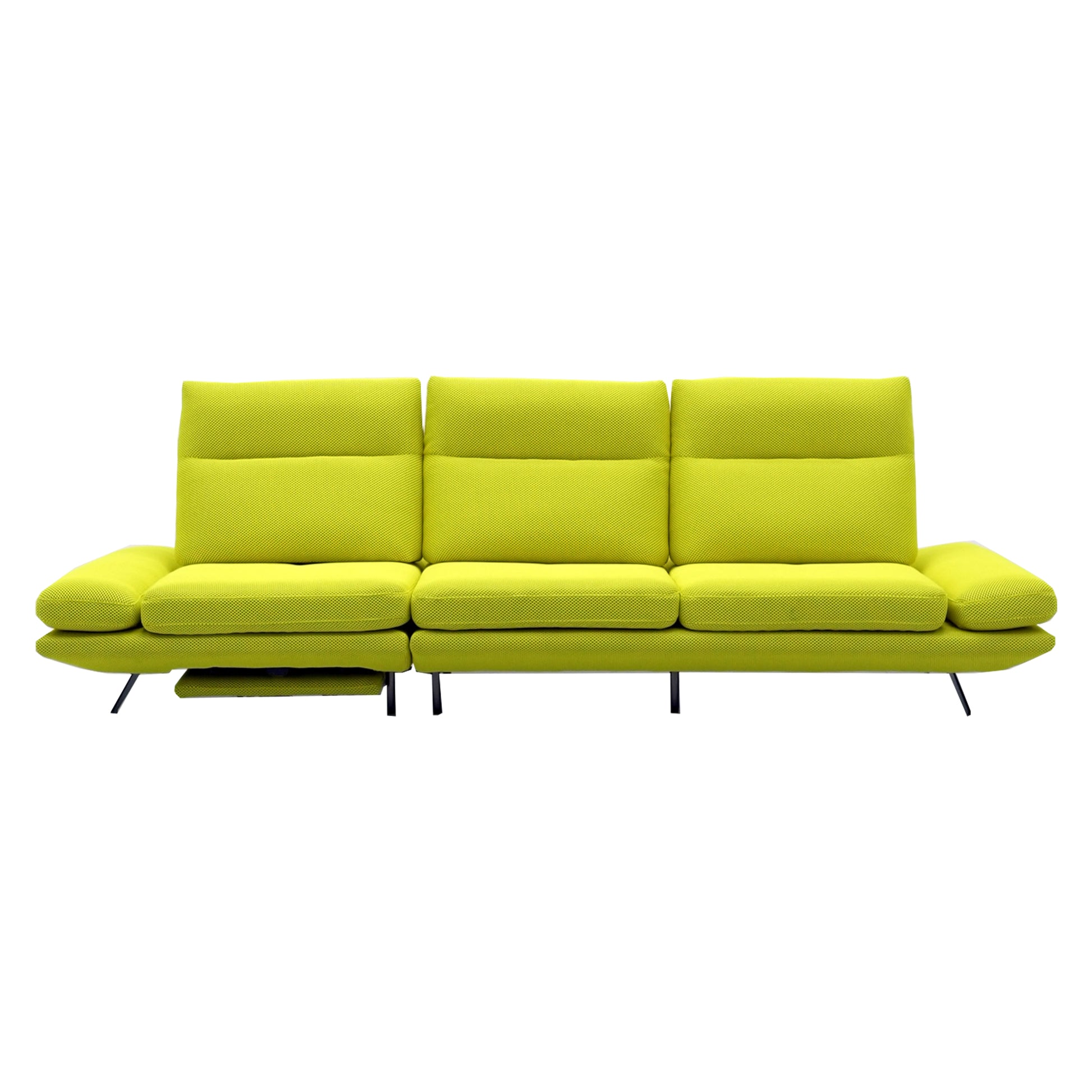 Civic 3.5 Seat Electric Reclining Sofa with Adjustable Backrest - Fabric