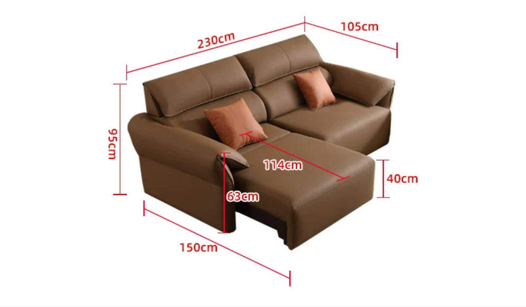 Chocolate Electric Sofa Bed